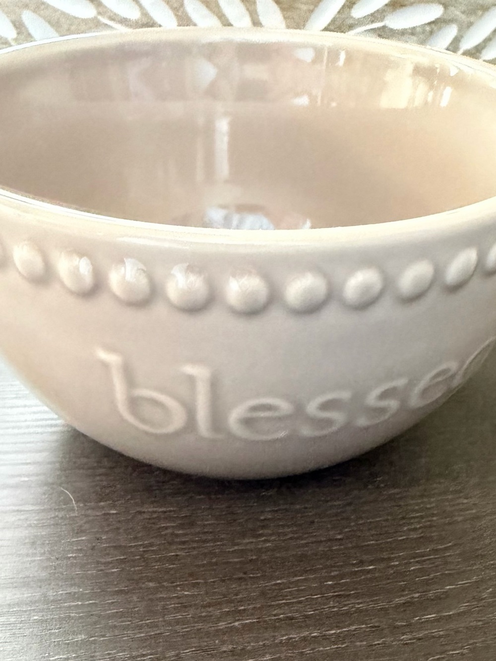 Mary & Martha Blessed Ceramic Bowl Small 6”